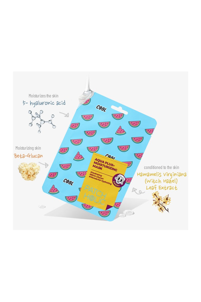 Patch Holic Aqua Plus Moisturizing Sheet Mask – Intensive Hydration & Nourishment