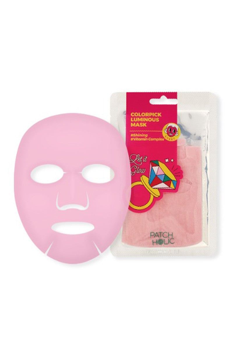 Patch Holic Colorpick Luminous Sheet Mask – Brightening & Hydrating Formula
