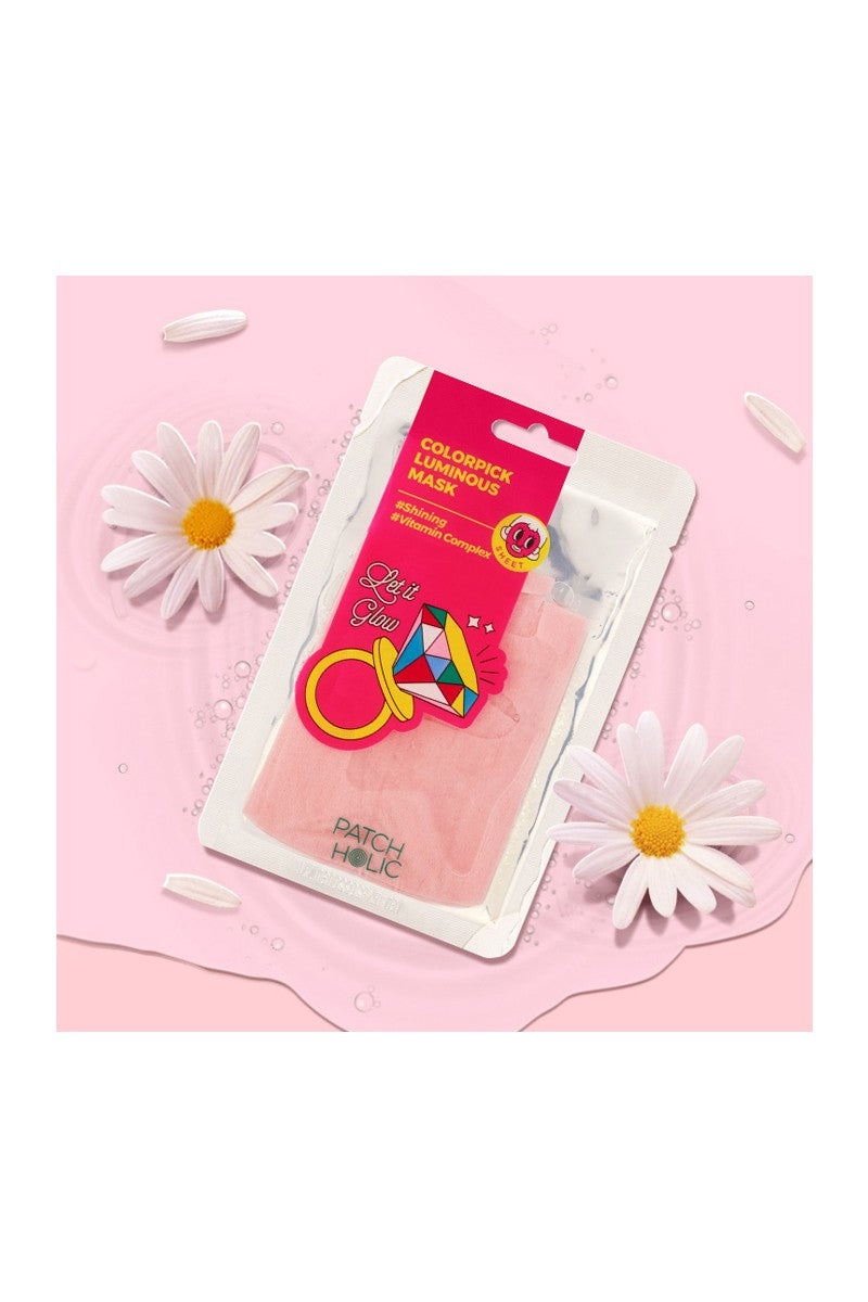 Patch Holic Colorpick Luminous Sheet Mask – Brightening & Hydrating Formula