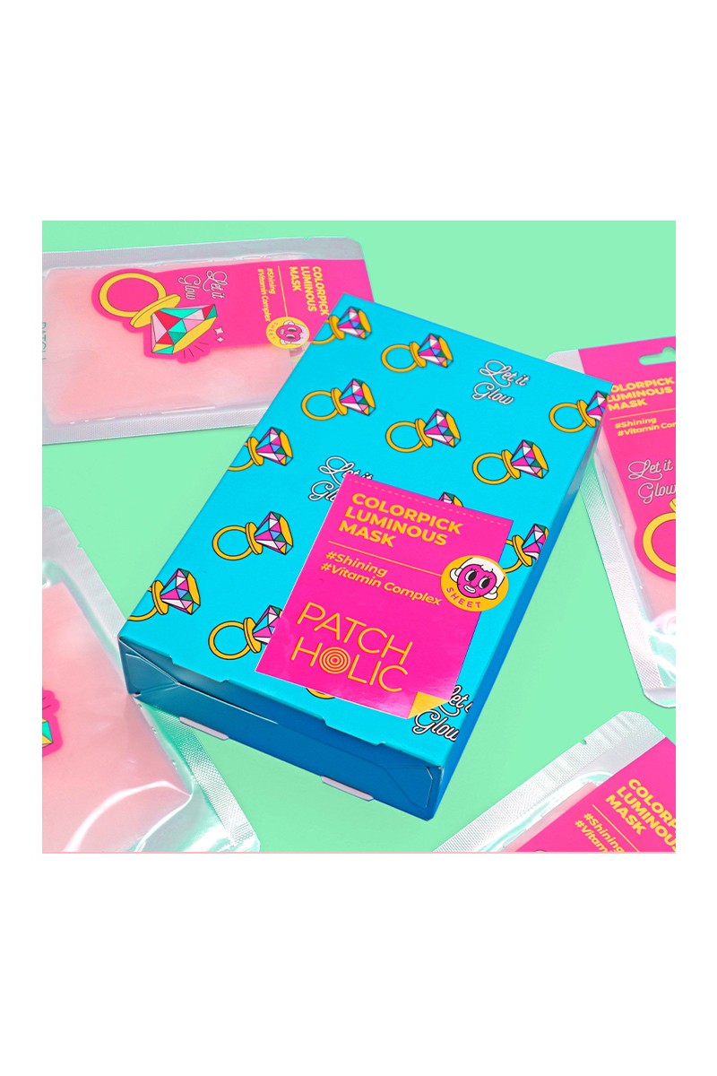 Patch Holic Colorpick Luminous Sheet Mask – Brightening & Hydrating Formula