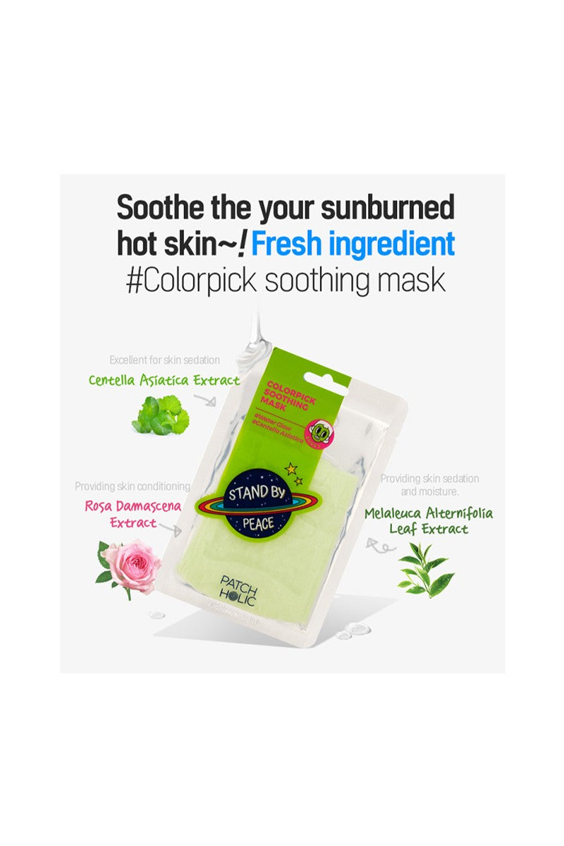 Patch Holic Colorpick Soothing Sheet Mask – Calming & Hydrating Treatment