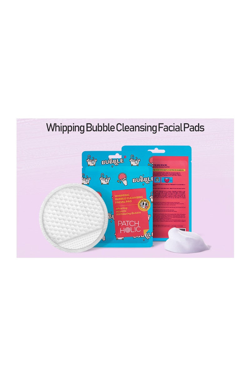 Patch Holic Whipping Bubble Cleansing Facial Pad – Exfoliate & Refresh