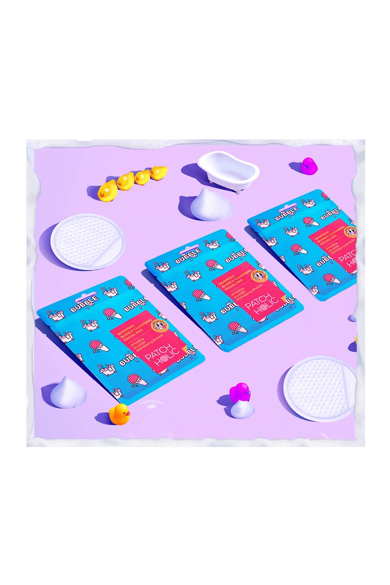 Patch Holic Whipping Bubble Cleansing Facial Pad – Exfoliate & Refresh