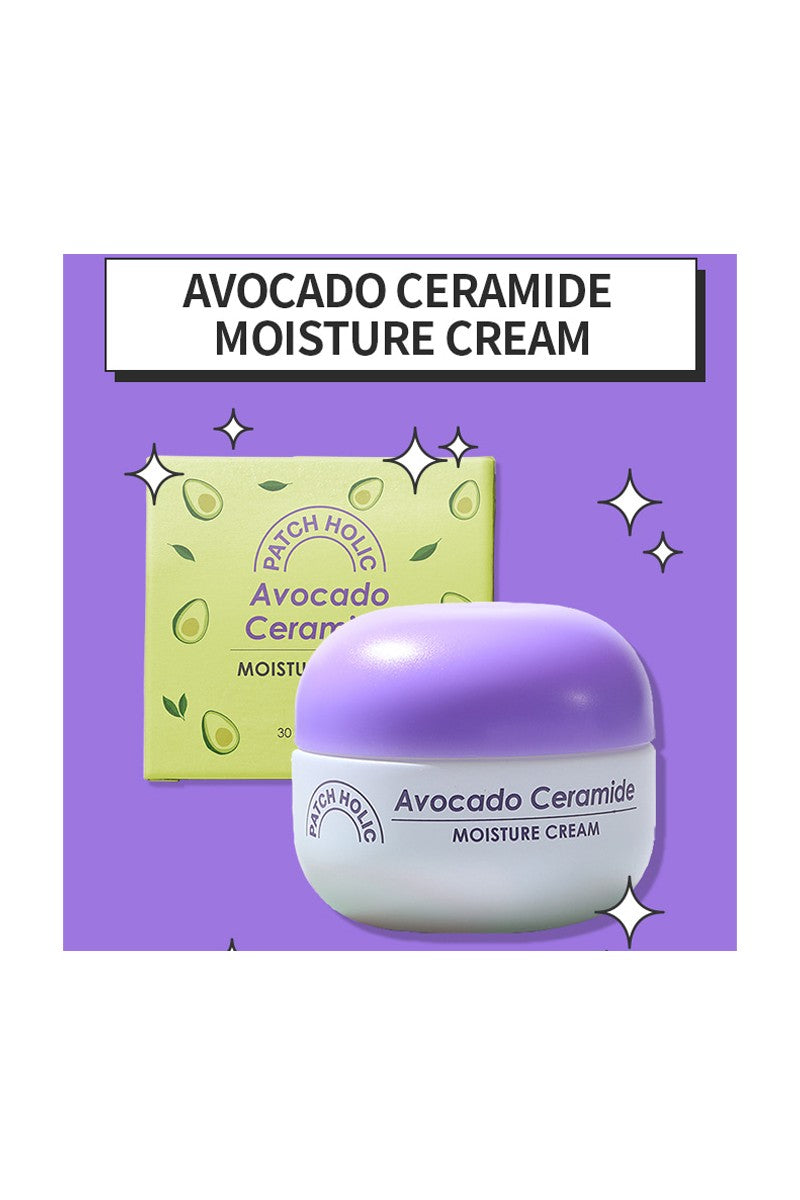 Patch Holic Avocado Ceramide Moisture Cream – Nourishing Skin Barrier Cream