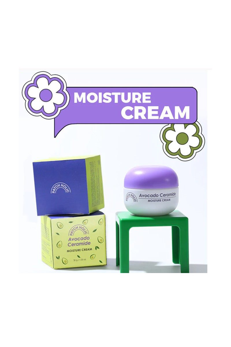 Patch Holic Avocado Ceramide Moisture Cream – Nourishing Skin Barrier Cream