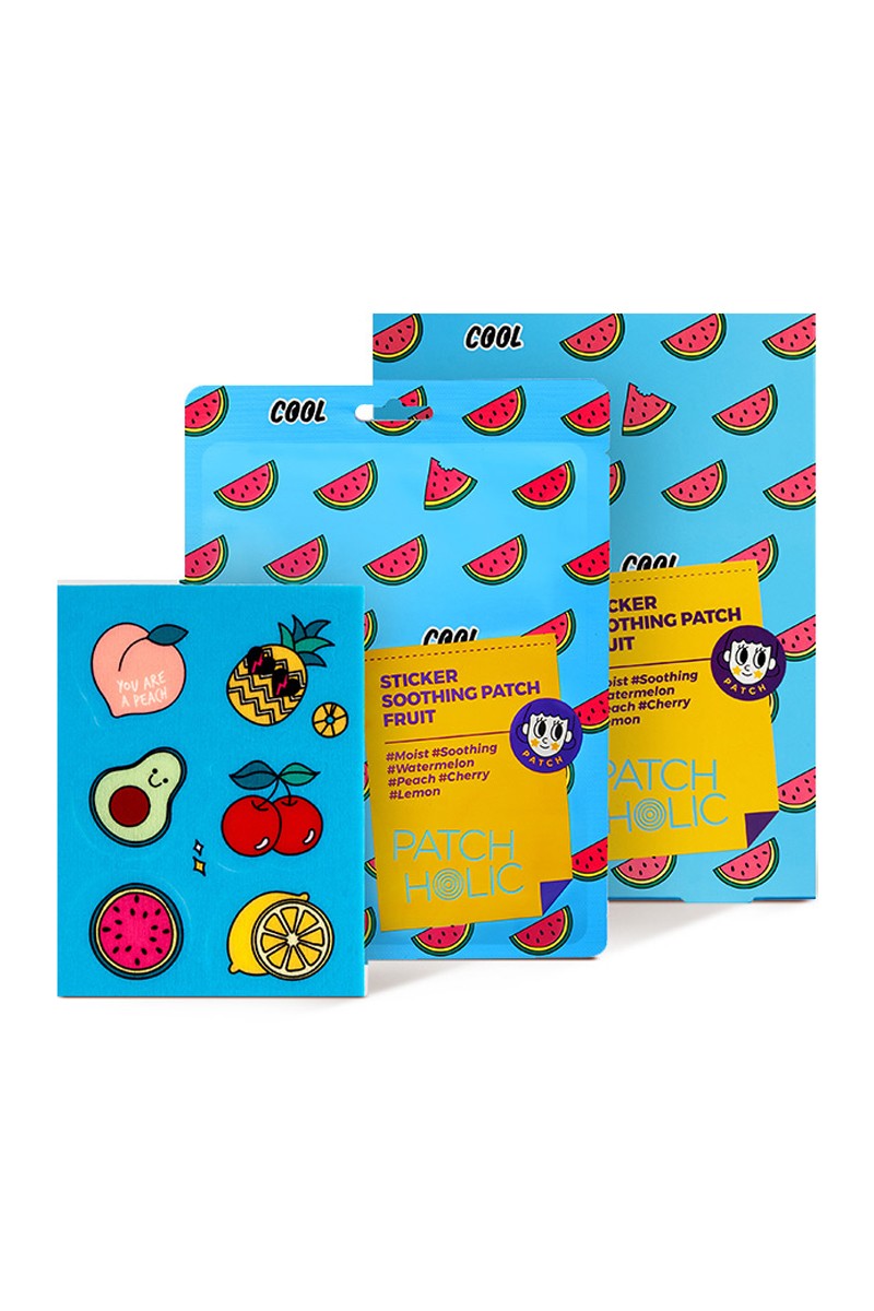 Patch Holic Sticker Soothing Patch Fruit – Hydrating & Cooling Relief