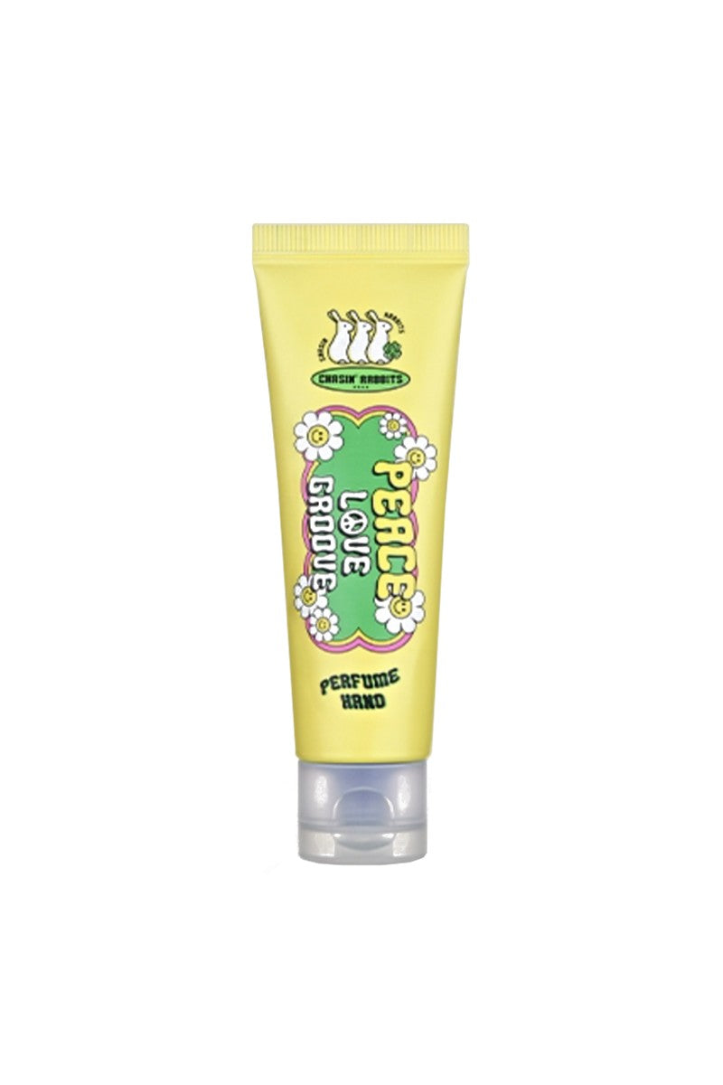 Chasin' Rabbits PEACE Love Groove Perfume Hand Cream – Refreshing Hydration with Citrus Notes