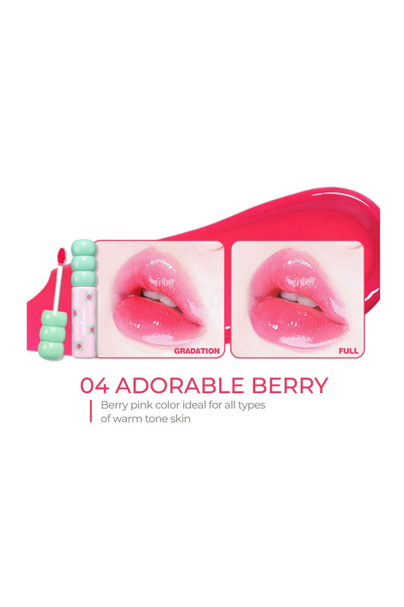 Colorgram Adorable Berry Fruit Glass Tint – Vivid Berry Pink Lip Color