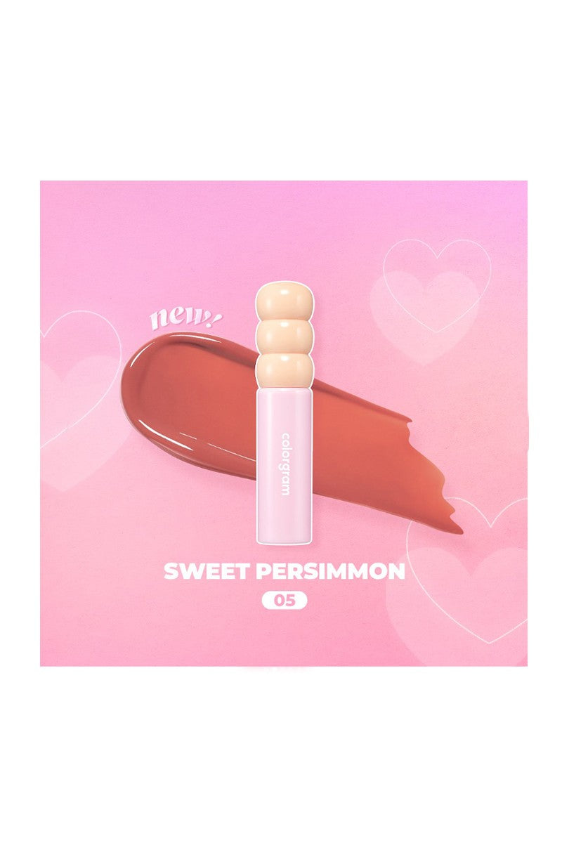 Colorgram Sweet Persimmon Fruit Glass Tint – Coral Beige Lip Color