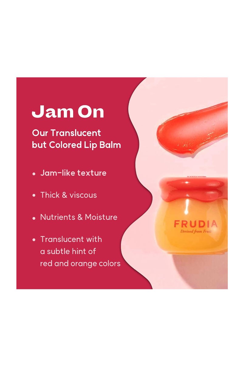 Frudia Pomegranate Honey 3-in-1 Lip Balm – Hydrating & Plumping Color
