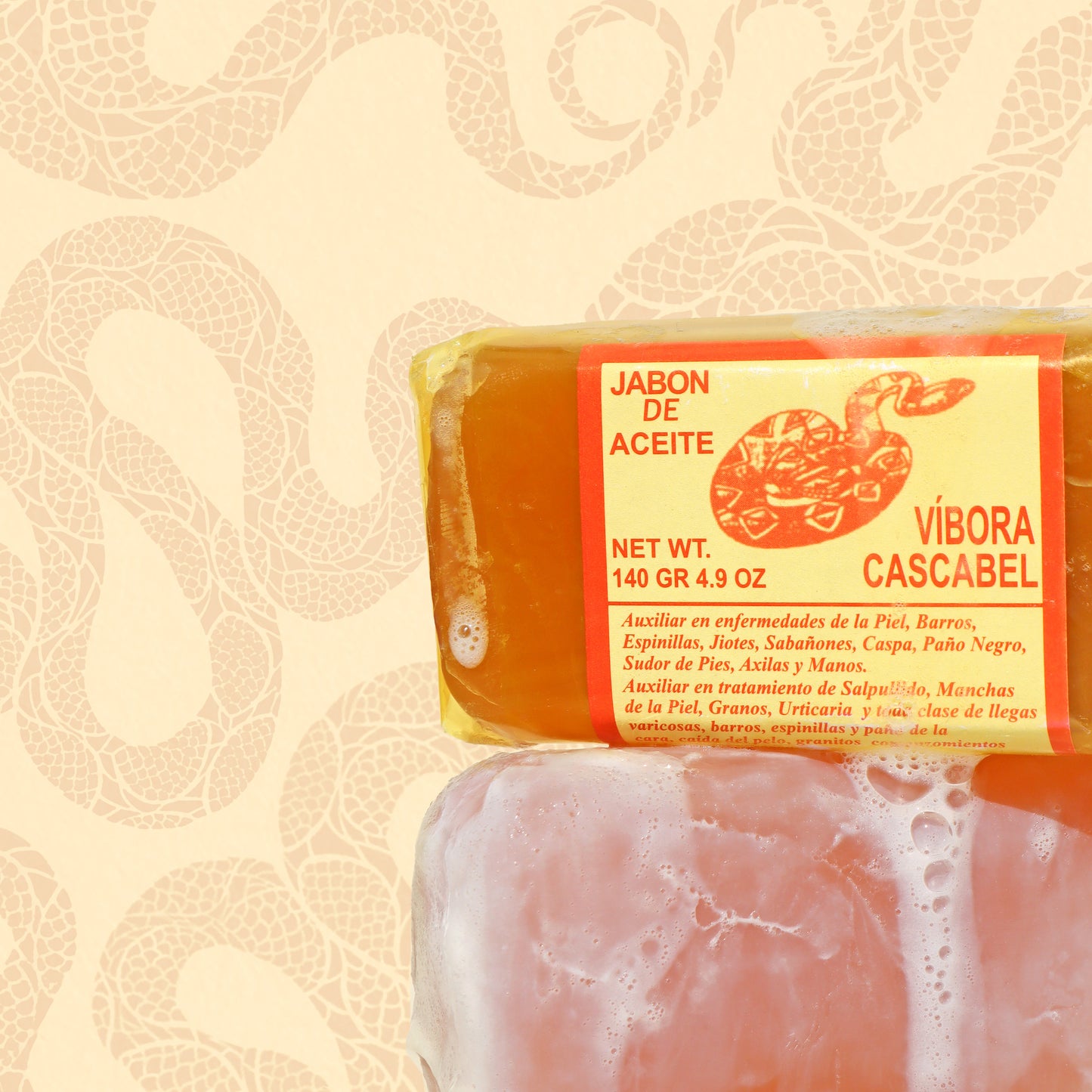 Jabon de Aceite Vibora – "the Famous" Rattlesnake Soap for Skin Treatment