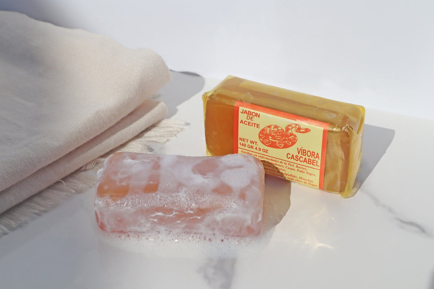 Jabon de Aceite Vibora – "the Famous" Rattlesnake Soap for Skin Treatment