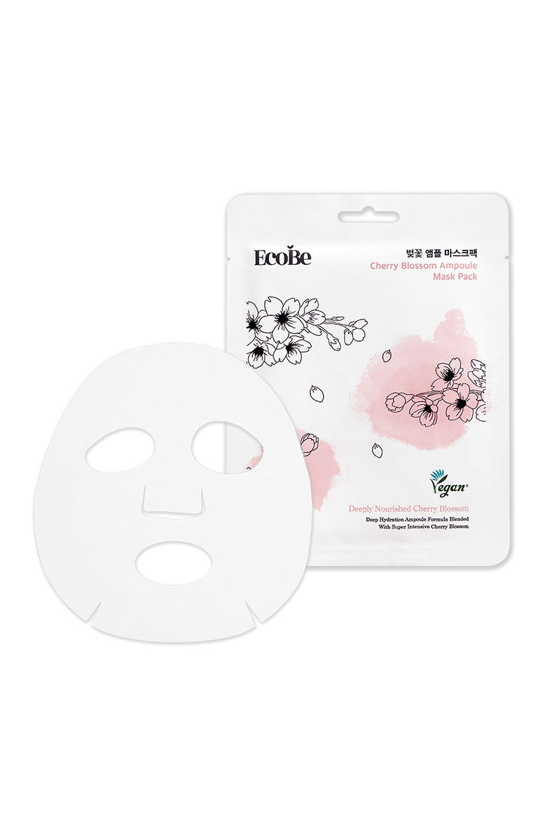 EcoBe Ampoule Facial  Mask Sheet – 6 Scent Variety Set