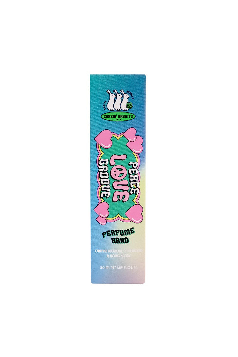 Chasin' Rabbits Peace LOVE Groove Perfume Hand Cream – Hydrating Floral Elegance