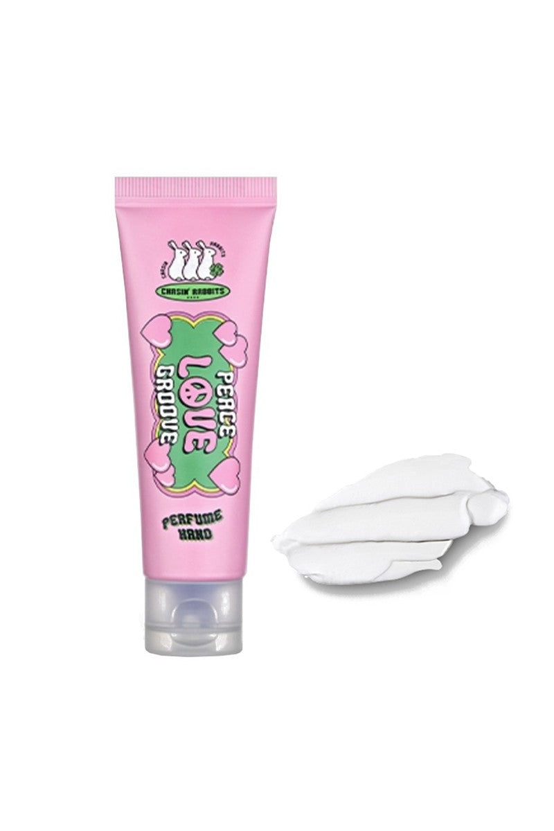 Chasin' Rabbits Peace LOVE Groove Perfume Hand Cream – Hydrating Floral Elegance