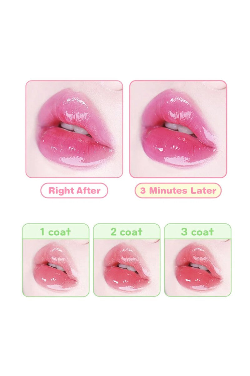 Colorgram Lovely Raspberry Fruit Glass Tint – Buildable Lip Color