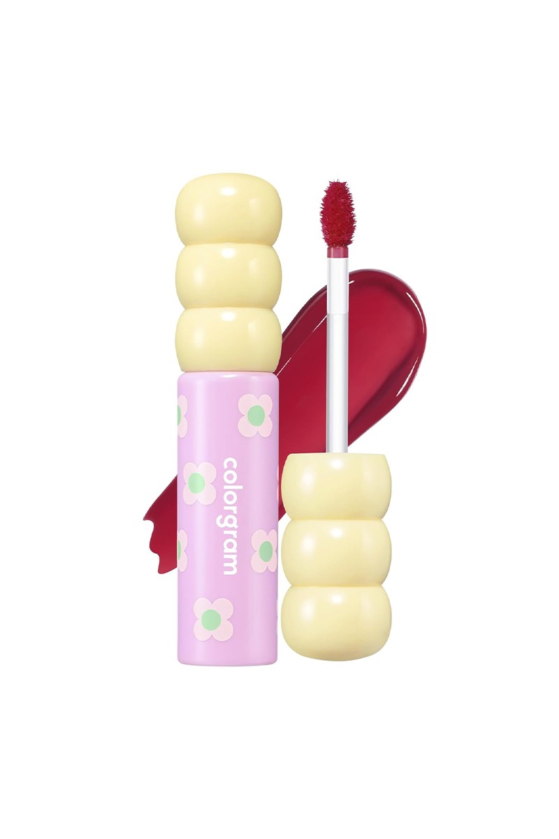 Colorgram Lovely Raspberry Fruit Glass Tint – Buildable Lip Color